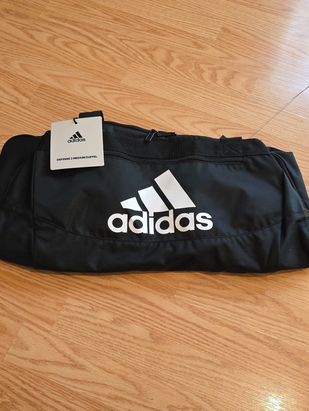 adidas Black Defense 2 Medium Duffel Bag